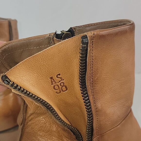 A.S 98 Nelle Stylish Italian Leather Women's Ankle Boots - Picture 14 of 16